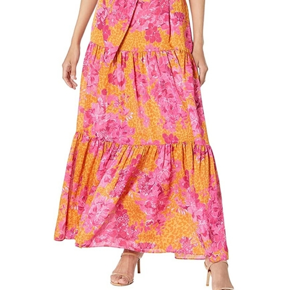 Ted Baker Beautiful flowing Ted Baker Maxi Dress size 2 - Picture 3 of 5
